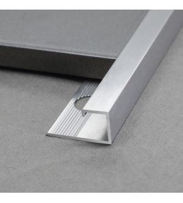 POLISHED ALUMINIUM TILE TRIM 12MM SQUARE