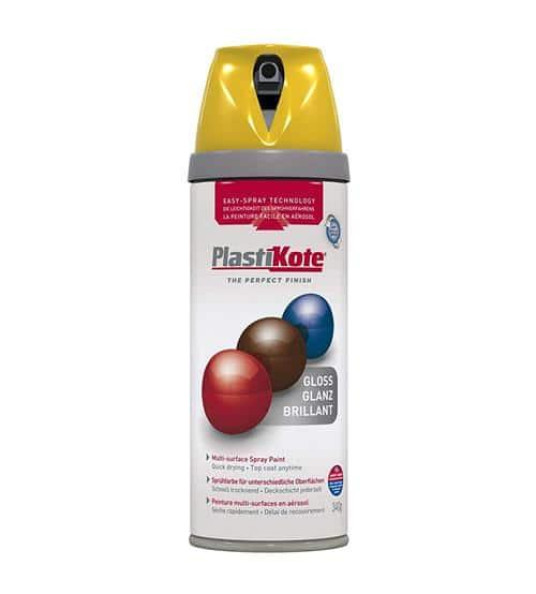 YELLOW RAL1003 AEROSOL 400ML PLASTOKOTE