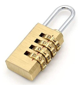 BRASS COMBINATION PADLOCK 30/52MM BRASS COMBINATION PADLOCK 30/52MM