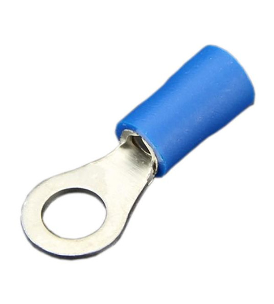 TERMINAL RING 6.4MM BLUE