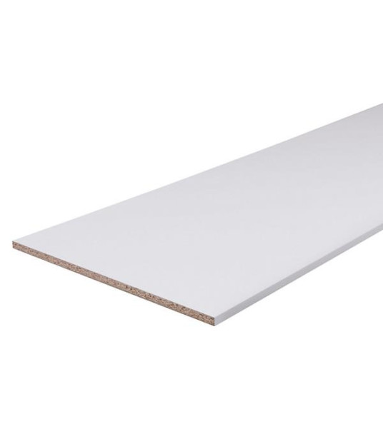 MELAMINE PANEL16MM 8`X15 (2440X381MM) WHITE