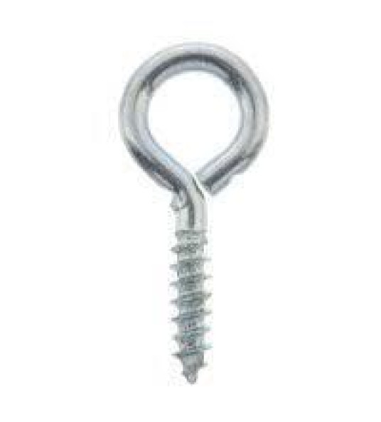 SCREW EYE 20X8MM GALVANIZED