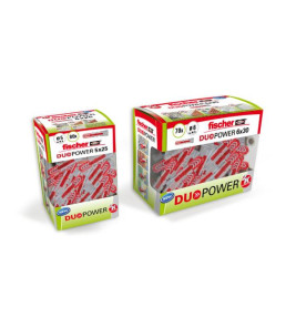 FISCHER DUO POWER PLUGS 6X30 100PCS