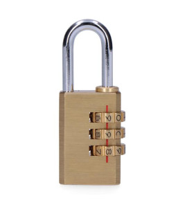 COMBINATION PADLOCK 28X78MM EDM