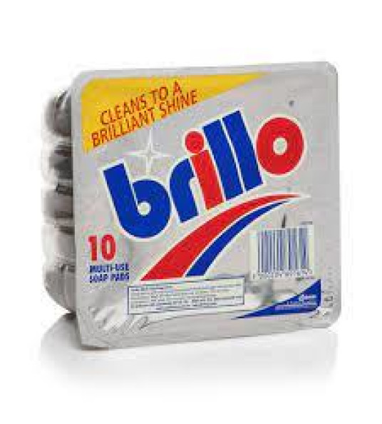 BRILLO SOAP PADS X 10PCS