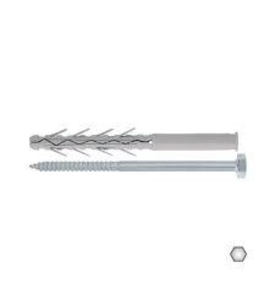 FIXING SCREW 10X50MM ZP HEXAGON HEAD