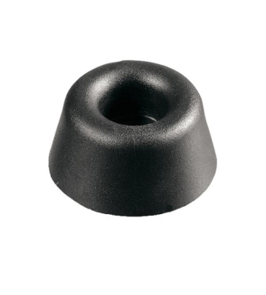 BLACK RUBBER STOPPER 20X10MM