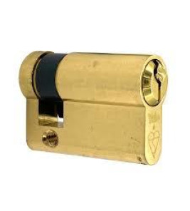 BRASS EURO HALF CYLINDER C1041110 30.5/10MM
