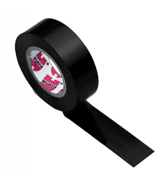 WURTH INSULATING TAPE BLACK 19MM 10M