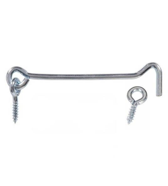 GALVANIZED GATE HOOK & EYE 4``