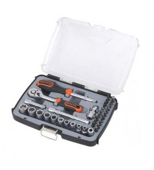 TACTIX 37PC 1/4`` SOCKET SET