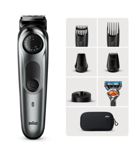 BRAUN BT3940TS BEARD TRIMMER SILVER