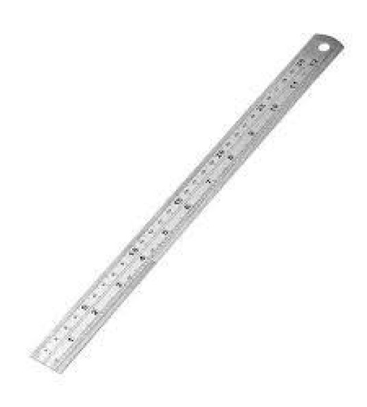 STAINLESS STEEL RULER 300MM METRI/INCHES