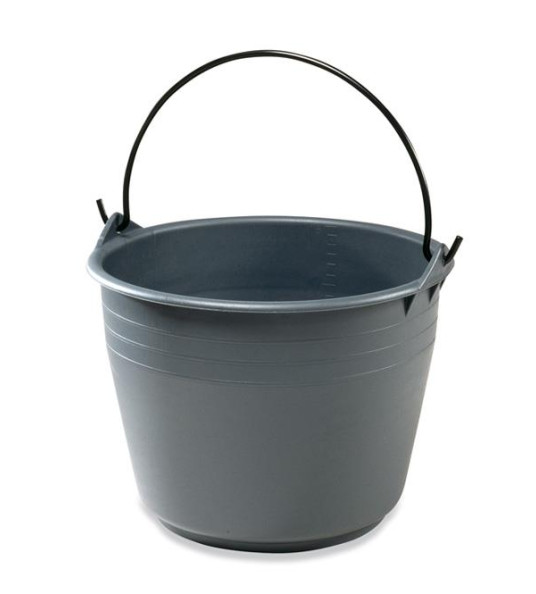 PLASTIME GREY AGRICULTURE BUCKET 18L