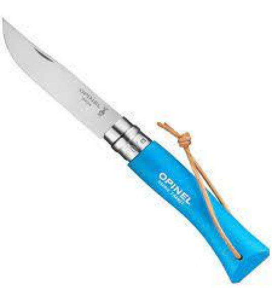 OPINEL TREKKING KNIFE N7 SS CYAN