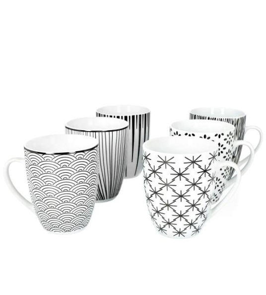 MUG SEOUL BLACK & WHITE ASSORTED
