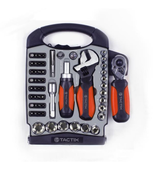 TACTIX 55PC STUBBY TOOL SET