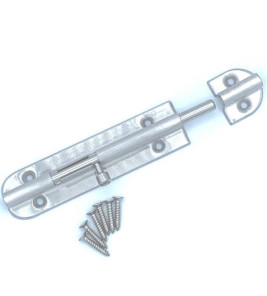 TOWER BOLT 6`` STAINLESS STEEL