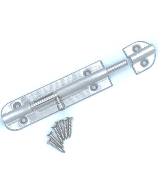 TOWER BOLT 6`` STAINLESS STEEL