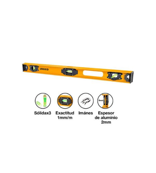 MAGNETIC SPIRIT LEVEL 60CM INGCO