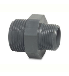 PVC REDUCED NIPPLE 1`` X 3/4``