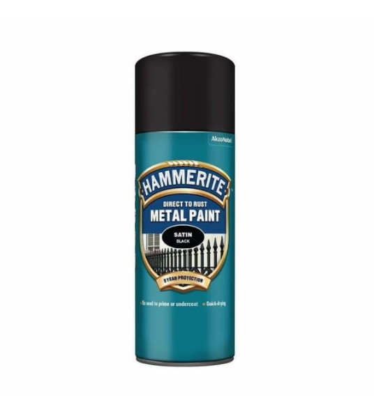 HAMMERITE SATIN BLACK AEROSOL HAMMERITE SATIN BLACK AEROSOL