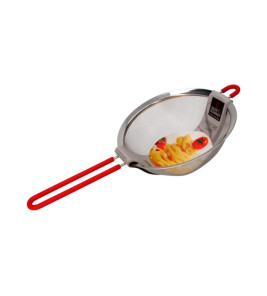 STRAINER 20CM SILICONE HANDLE FIVE