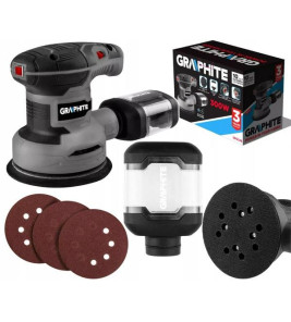 GRAPHITE PALM SANDER 125MM 300W 59G348