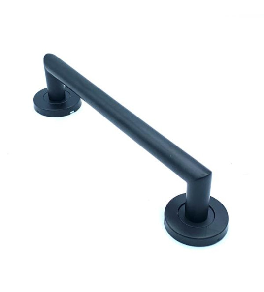 BLACK STEEL PULL HANDLE 28CM SP04