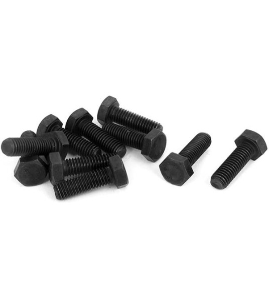 BOLT HEX M12X40MM G10.9 BLACK DIN933