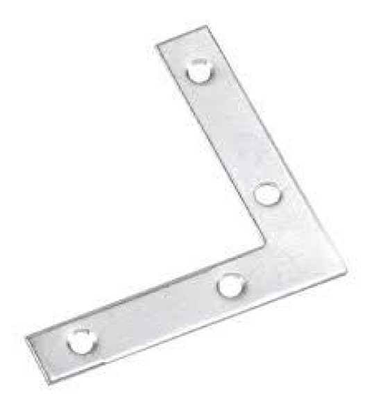 FLAT 90° BRACE 4X4CM
