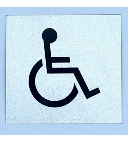 STICKER DISABLED SYMBOL 85X85MM