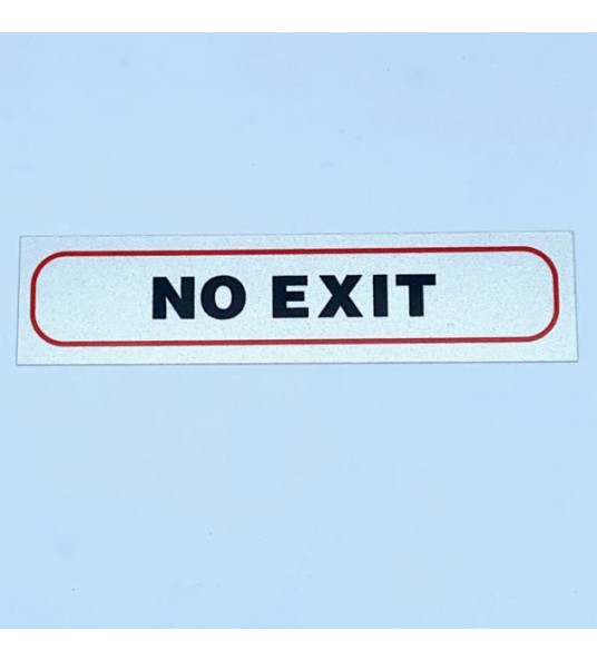 STICKER NO EXIT 17X4CM