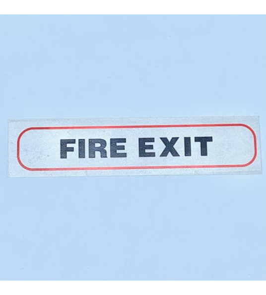 STICKER FIRE EXIT 17X4CM