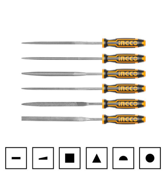NEEDLE FILES 6PC INGCO