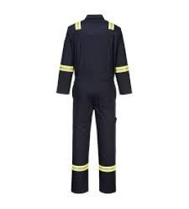 BOILER SUIT BLUE L (52) REFLECTIVE TAPE