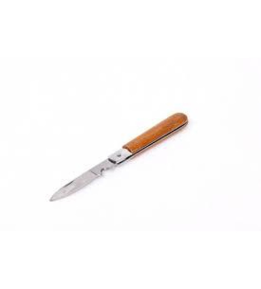 ELECTRICIAN`S KNIFE WOODEN HANDLE