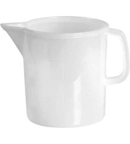 PLASTIC MEASURING JUG 5L WHITE