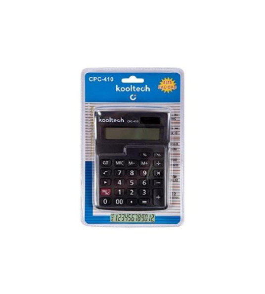 12-DIGIT CALCULATOR CPC-410 KOOLTECH