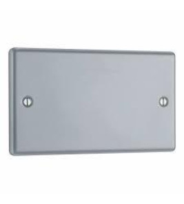 GREY STEEL BLANK PLATE 2G BG