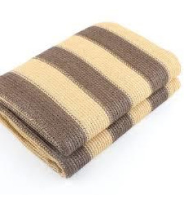 SHADING NET 4M STRIPED BROWN/BEIGE SHADING NET 4M STRIPED BROWN/BEIGE