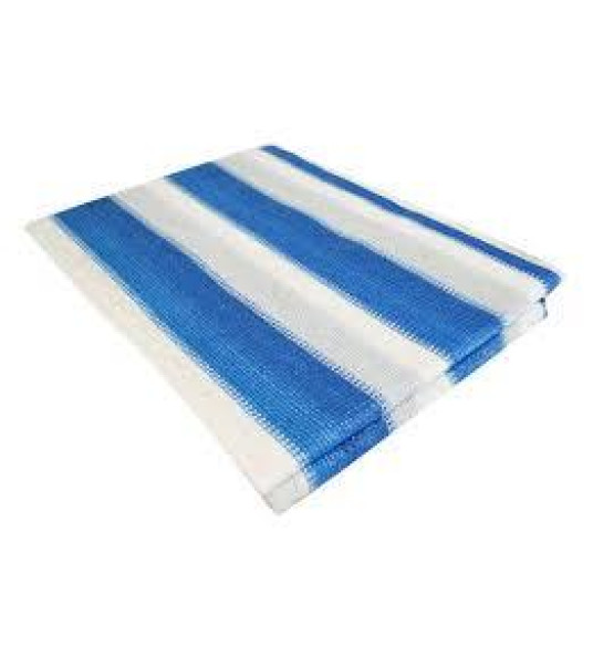SHADING NET 4M STRIPED WHITE/BLUE