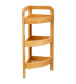 BAMBOO CORNER BATHROOM ORGANIZER 23X23X61CM