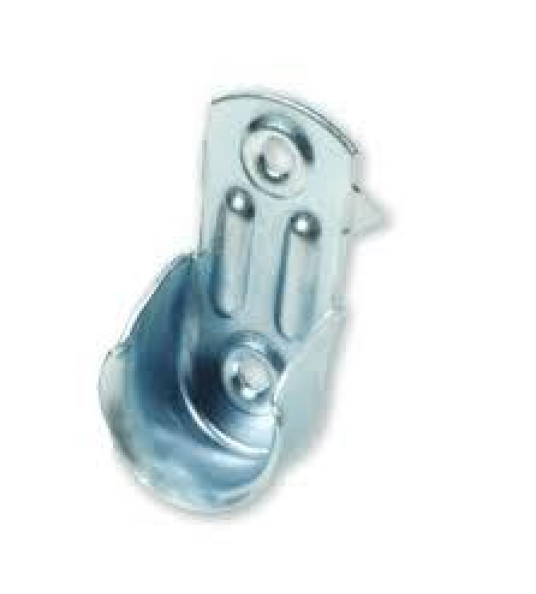 WARDROBE PIPE SUPPORT ZINC PLATED