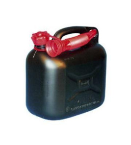 PLASTIC FUEL CAN 10L BLACK