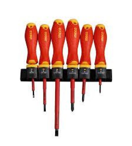 SCREWDRIVERS 1000V 6PC INGCO HKISD0608