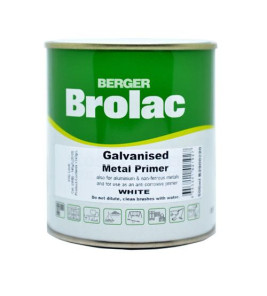 BROLAC GALVANIZED METAL PRIMER WHITE 500ML BROLAC GALVANIZED METAL PRIMER WHITE 500ML