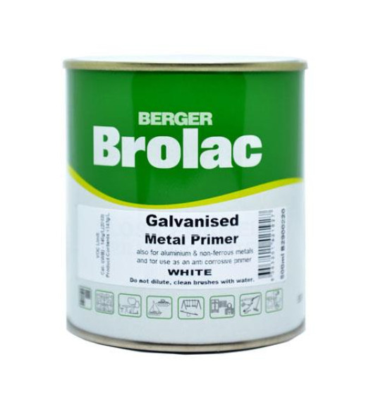 BROLAC GALVANIZED METAL PRIMER WHITE 500ML BROLAC GALVANIZED METAL PRIMER WHITE 500ML