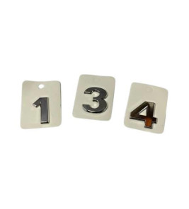 LETTER `E` SILVER 30MM