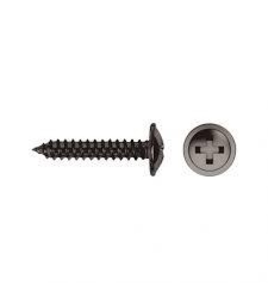 BLACK WASHER HEAD S/T SCREW 4.2X16MM
